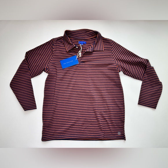 MAISON ME Boy's Cotton Striped Polo - Picture 9 of 9